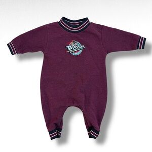 Vintage 90s NBA Detroit Pistons Baby One Piece Suit Size 0-3 Months Newborn